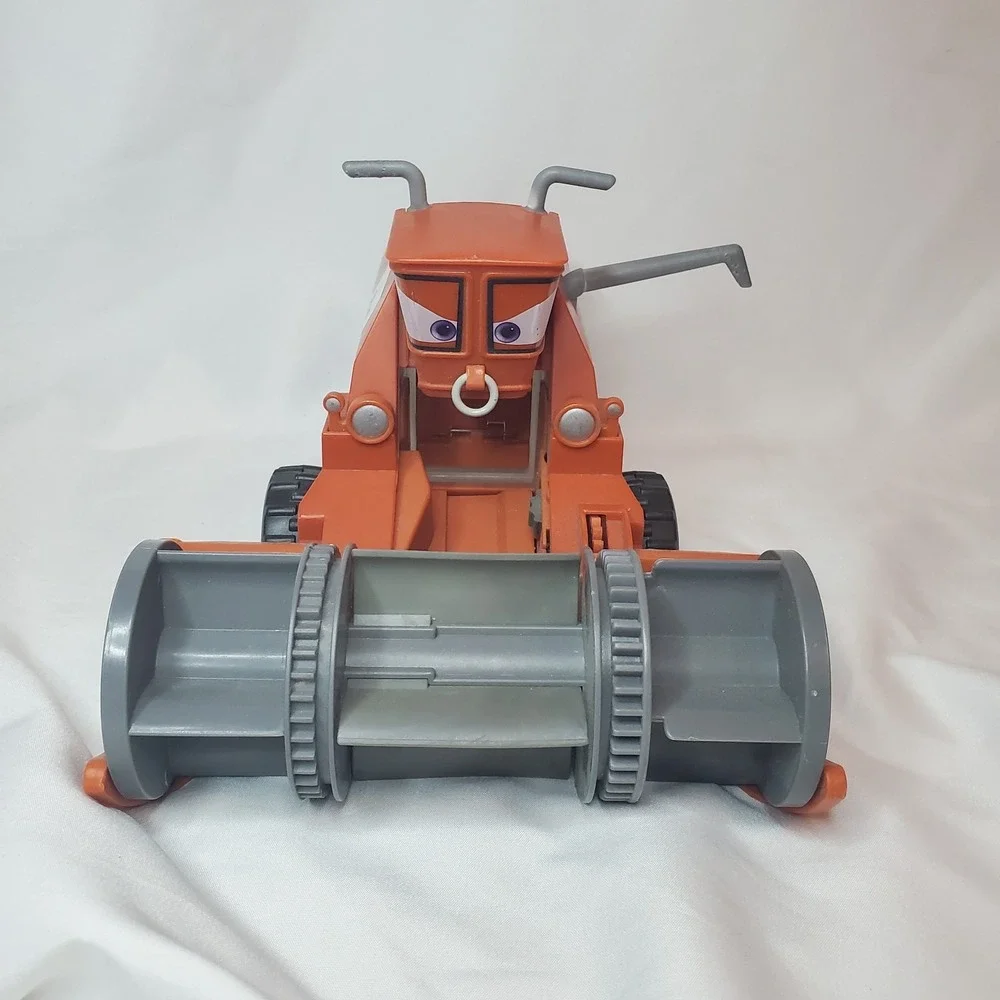 Disney Pixar Cars Chase And Change Frank The Combine Toy with Bin!